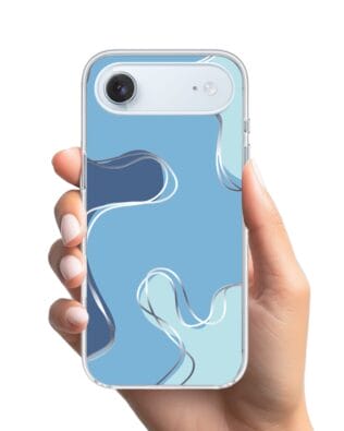 Etui do iPhone Air z MagSafe przeźroczyste, silikonowe Flexi, spokój oceanu