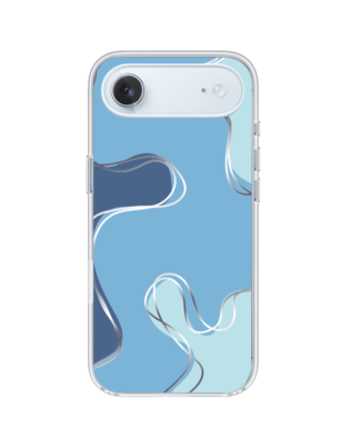 Etui do iPhone Air z MagSafe przeźroczyste, silikonowe Flexi, spokój oceanu