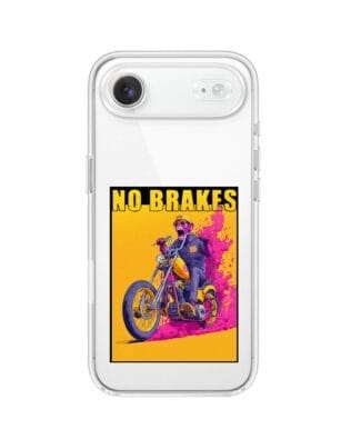 Etui do iPhone Air przeźroczyste, silikonowe Flexi, Bikers, Motocyklem przez świat