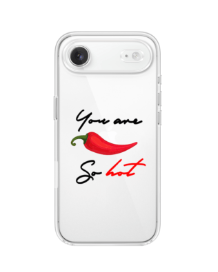 Etui do iPhone Air przeźroczyste, silikonowe Flexi, papryczka chilli