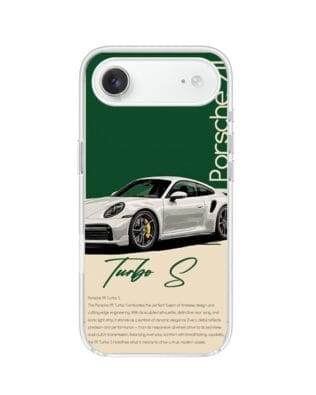 Etui do iPhone Air z MagSafe przeźroczyste, silikonowe Flexi, Szybkie Auta, Elegancja 911