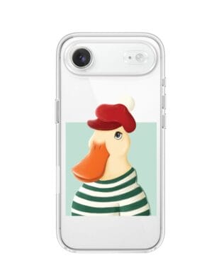 Etui do iPhone Air przeźroczyste, silikonowe Flexi, kaczuszka