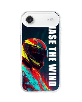 Etui do iPhone Air z MagSafe przeźroczyste, silikonowe Flexi, Bikers, Chase The Wind
