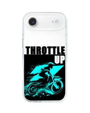 Etui do iPhone Air z MagSafe przeźroczyste, silikonowe Flexi, Bikers, Cross na maxa