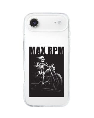 Etui do iPhone Air z MagSafe przeźroczyste, silikonowe Flexi, Bikers, Ghost Rider