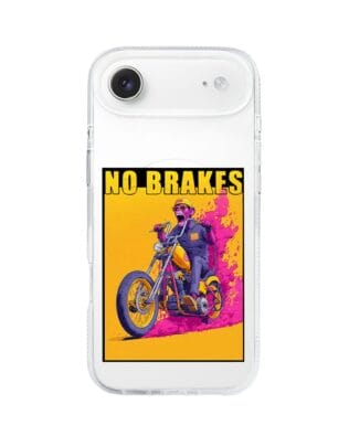 Etui do iPhone Air z MagSafe przeźroczyste, silikonowe Flexi, Bikers, Motocyklem przez świat