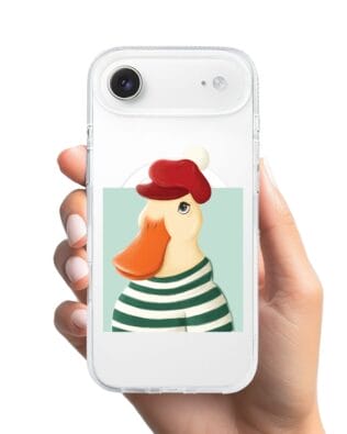 Etui do iPhone Air z MagSafe przeźroczyste, silikonowe Flexi, kaczuszka