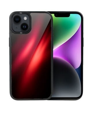 Etui do iPhone 14 IBIZU DropGuard Matt z MagSafe, Twilight Dreams, Czerwona Nebula