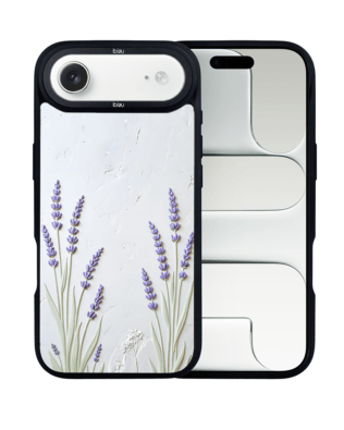 Etui do iPhone Air IBIZU DropGuard Matt z MagSafe, Relief Garden, Prowansalska lawenda