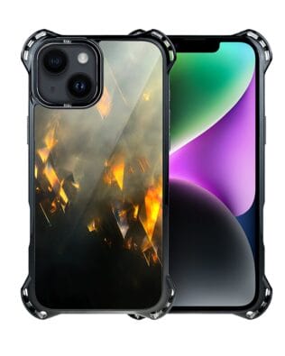 Etui do iPhone 14 Plus IBIZU DropGuard Ultra z MagSafe, Twilight Dreams, Golden Sparks