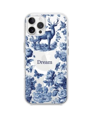 Etui do iPhone 12 Pro z MagSafe przeźroczyste, silikonowe Flexi, Mystic, Dream Deer