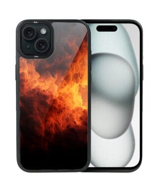 Etui do iPhone 15 Plus IBIZU DropGuard Matt z MagSafe, Twilight Dreams, Inferno Sky