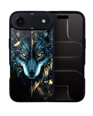 Etui do iPhone Air IBIZU DropGuard Matt z MagSafe, Wilki, Wilk Mocy