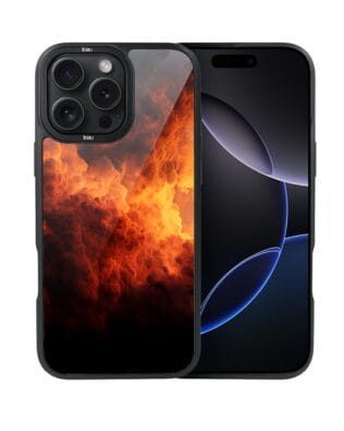 Etui do iPhone 16 Pro Max IBIZU DropGuard Matt z MagSafe, Twilight Dreams, Inferno Sky