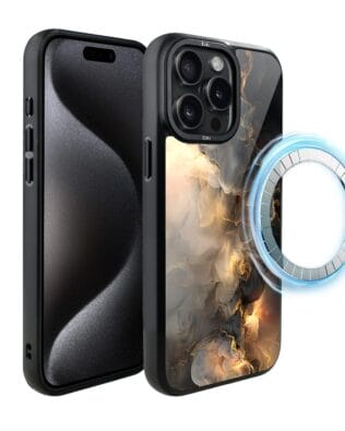 Etui do iPhone 15 Pro IBIZU DropGuard Matt z MagSafe, Twilight Dreams, Stardust