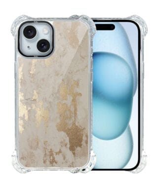 Etui do iPhone 15 IBIZU DropGuard Ultra z MagSafe, Ethereal Essence, Szampańskie złoto