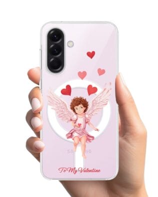 Etui do Samsung Galaxy A57 z MagSafe przeźroczyste, silikonowe Flexi, kupidyn