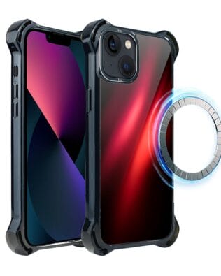 Etui do iPhone 13 IBIZU DropGuard Ultra z MagSafe, Twilight Dreams, Czerwona Nebula