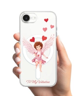 Etui do iPhone 16e z MagSafe przeźroczyste, silikonowe flexi, kupidyn