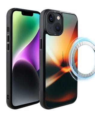 Etui do iPhone 14 Plus IBIZU DropGuard Matt z MagSafe, Twilight Dreams, Golden Hour