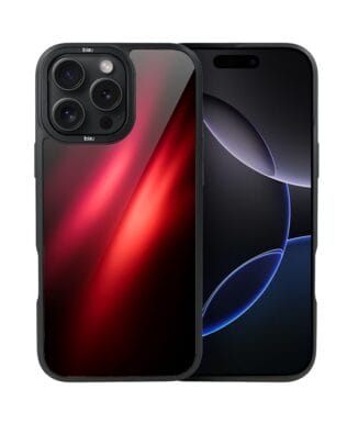 Etui do iPhone 16 Plus IBIZU DropGuard Matt z MagSafe, Twilight Dreams, Czerwona Nebula