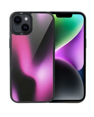 Etui do iPhone 14 Plus IBIZU DropGuard Matt z MagSafe, Twilight Dreams, Magenta Flow