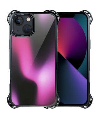 Etui do iPhone 13 IBIZU DropGuard Ultra z MagSafe, Twilight Dreams, Magenta Flow