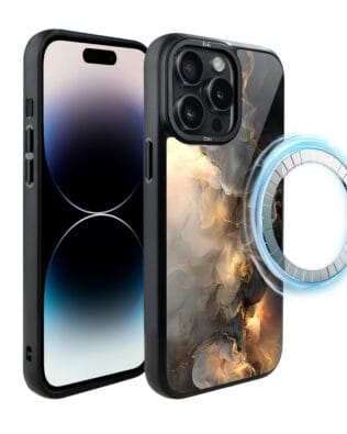 Etui do iPhone 14 Pro Max IBIZU DropGuard Matt z MagSafe, Twilight Dreams, Stardust