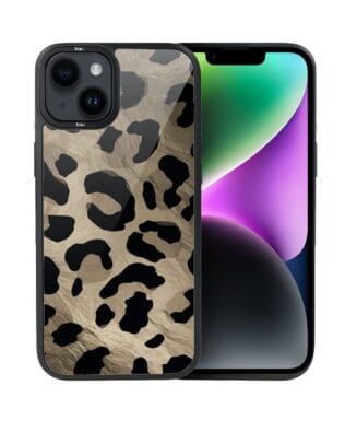 Etui do iPhone 14 Plus IBIZU DropGuard Matt z MagSafe, Zew natury, Dziki Leopard
