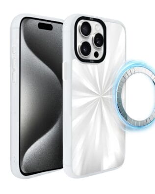 Etui do iPhone 15 Pro Max IBIZU DropGuard Matt z MagSafe, Ethereal Essence, Perłowy blask