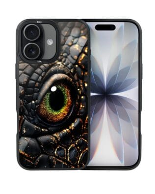 Etui do iPhone 17 IBIZU DropGuard Matt z MagSafe, Smoki, Amber Dragon