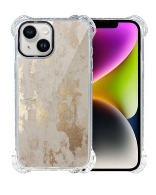 Etui do iPhone 14 IBIZU DropGuard Ultra z MagSafe, Ethereal Essence, Szampańskie złoto