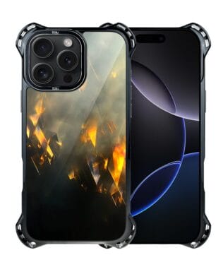 Etui do iPhone 16 Pro Max IBIZU DropGuard Ultra z MagSafe, Twilight Dreams, Golden Sparks