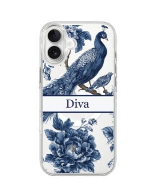 Etui do iPhone 17 z MagSafe przeźroczyste, silikonowe Flexi, Mystic, Diva Peacock