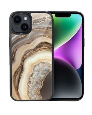 Etui do iPhone 14 Plus IBIZU DropGuard Matt z MagSafe, Ethereal Essence, Miodowy agat