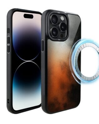 Etui do iPhone 14 Pro Max IBIZU DropGuard Matt z MagSafe, Twilight Dreams, Ember