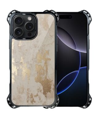 Etui do iPhone 16 Pro Max IBIZU DropGuard Ultra z MagSafe, Ethereal Essence, Szampańskie złoto