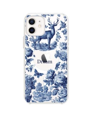 Etui do iPhone 12 Mini z MagSafe przeźroczyste, silikonowe Flexi, Mystic, Dream Deer