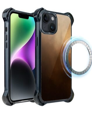 Etui do iPhone 14 IBIZU DropGuard Ultra z MagSafe, Twilight Dreams, Desert Storm