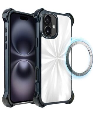 Etui do iPhone 16 IBIZU DropGuard Ultra z MagSafe, Ethereal Essence, Perłowy blask