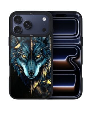 Etui do iPhone 17 Pro Max IBIZU DropGuard Matt z MagSafe, Wilki, Wilk Mocy