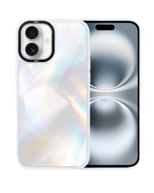 Etui do iPhone 16 Plus IBIZU DropGuard Matt z MagSafe, Ethereal Essence, Opalizujący diament