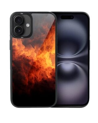 Etui do iPhone 16 Plus IBIZU DropGuard Matt z MagSafe, Twilight Dreams, Inferno Sky