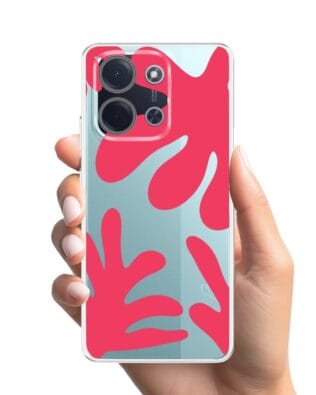 Etui do Xiaomi POCO C85 przeźroczyste, silikonowe Flexi, Summer Patterns, rafa