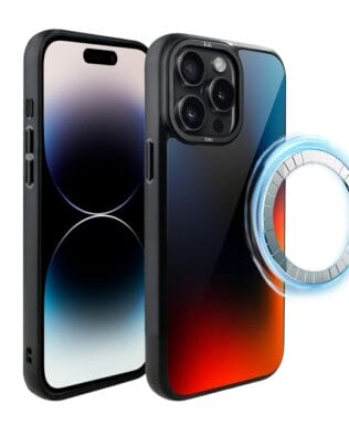 Etui do iPhone 14 Pro IBIZU DropGuard Matt z MagSafe, Twilight Dreams, Midnight Blue