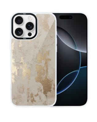 Etui do iPhone 16 Pro Max IBIZU DropGuard Matt z MagSafe, Ethereal Essence, Szampańskie złoto