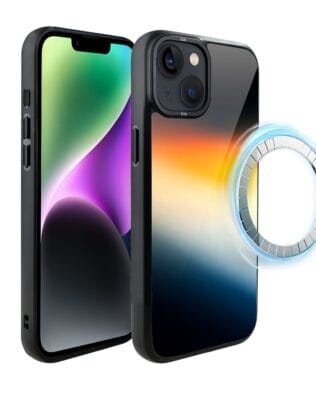 Etui do iPhone 14 Plus IBIZU DropGuard Matt z MagSafe, Twilight Dreams, Aurora