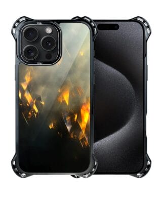 Etui do iPhone 15 Pro Max IBIZU DropGuard Ultra z MagSafe, Twilight Dreams, Golden Sparks