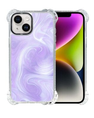 Etui do iPhone 14 IBIZU DropGuard Ultra z MagSafe, Ethereal Essence, Lawendowy wir