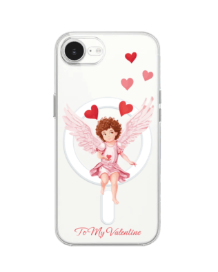 Etui do iPhone 16e z MagSafe przeźroczyste, silikonowe flexi, kupidyn